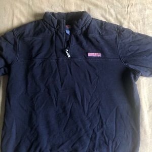 Vineyard vines navy quarter zip size L